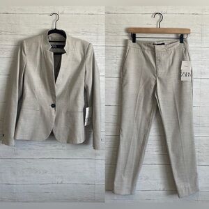 Zara Business Blazer & Pants Set